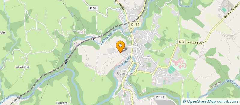 localisation de l'entreprise MONSIEUR JEAN-PIERRE PLANADE  UZERCHE