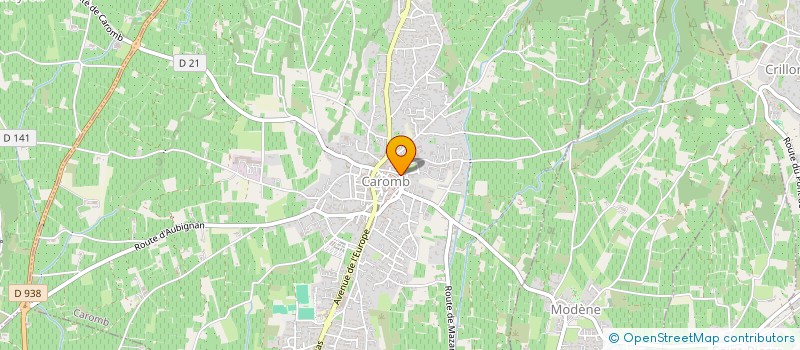 localisation de l'entreprise MONSIEUR JEAN PIERRE PLATEAU  CAROMB