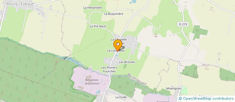 localisation de l'entreprise MONSIEUR JEAN-PIERRE PLEURMEAU  BOUILLE-MENARD