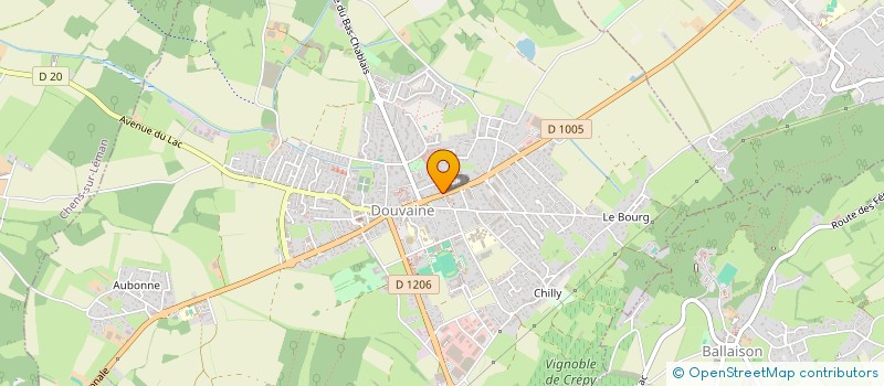 localisation de l'entreprise MONSIEUR JEAN-PIERRE PODICO  DOUVAINE