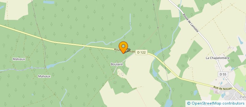 localisation de l'entreprise MONSIEUR JEAN-PIERRE POITEVIN  PIERREFITTE-SUR-SAULDRE