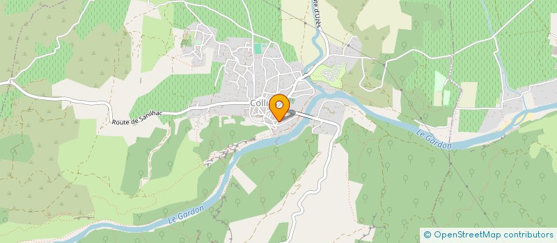 localisation de l'entreprise MONSIEUR JEAN-PIERRE POLGE  COLLIAS