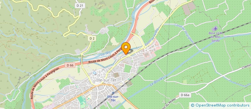 localisation de l'entreprise MONSIEUR JEAN-PIERRE POMES à ILLE-SUR-TET