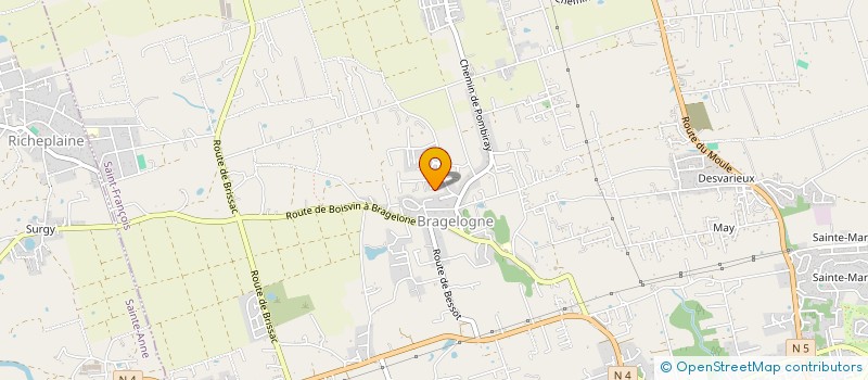 localisation de l'entreprise MONSIEUR JEAN PIERRE PONIN  SAINT-FRANCOIS