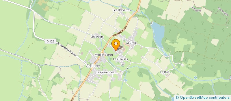 localisation de l'entreprise MONSIEUR JEAN-PIERRE PONT  ARBIGNY