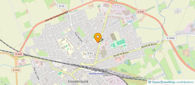 localisation de l'entreprise MONSIEUR JEAN-PIERRE POQUET  FABREGUES