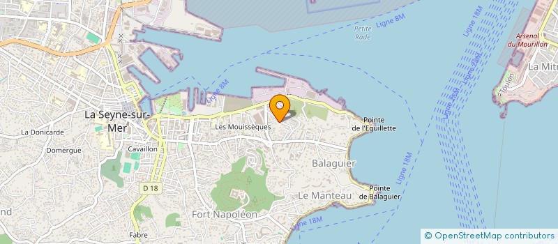 localisation de l'entreprise MONSIEUR JEAN -PIERRE PORRET-BLANC à LA SEYNE SUR MER
