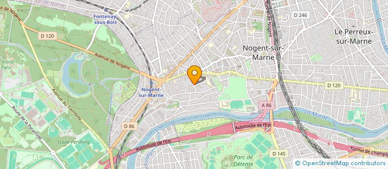 localisation de l'entreprise MONSIEUR JEAN-PIERRE PORTELETTE  NOGENT-SUR-MARNE