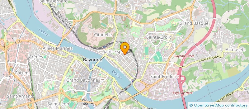 localisation de l'entreprise MONSIEUR JEAN-PIERRE POUCHOU  BAYONNE