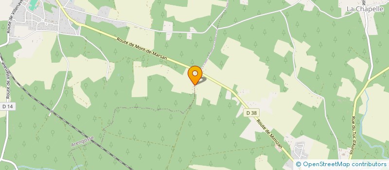 localisation de l'entreprise MONSIEUR JEAN PIERRE POUDENS  YGOS-SAINT-SATURNIN