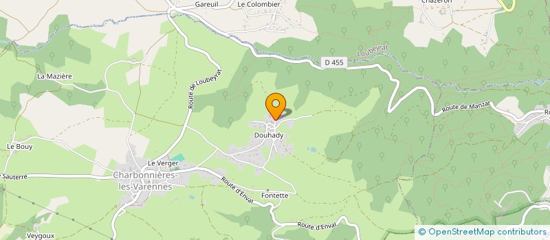 localisation de l'entreprise MONSIEUR JEAN PIERRE POUILLE à CHARBONNIERES-LES-VARENNES