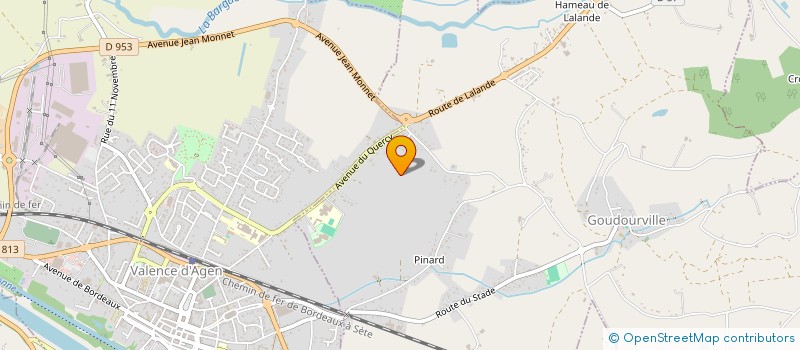 localisation de l'entreprise MONSIEUR JEAN-PIERRE POUJAL  GOUDOURVILLE