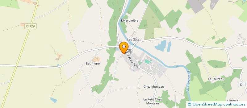 localisation de l'entreprise MONSIEUR JEAN-PIERRE POUJOLLON  SAULGE