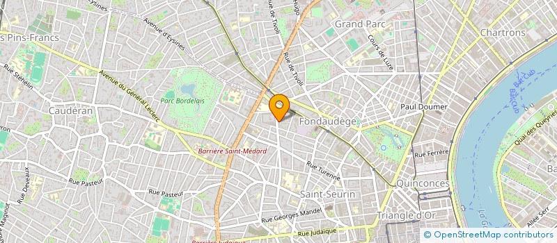 localisation de l'entreprise MONSIEUR JEAN-PIERRE POUMAROUX  BORDEAUX