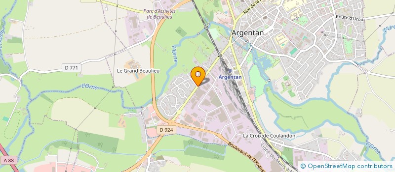 localisation de l'entreprise MONSIEUR JEAN-PIERRE POURCHAYRE à ARGENTAN