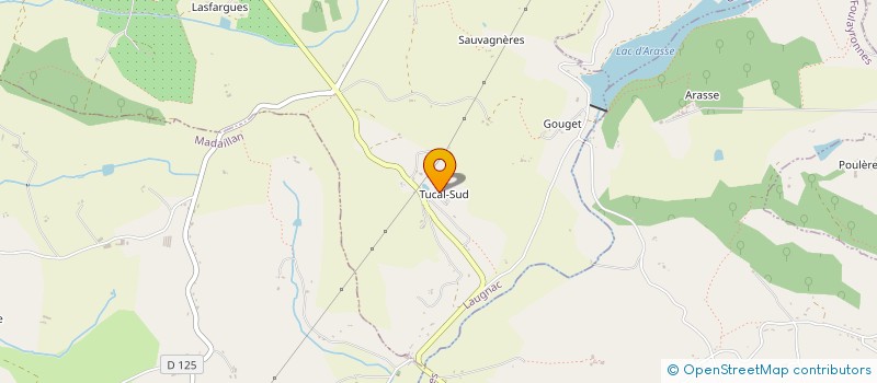 localisation de l'entreprise MONSIEUR JEAN PIERRE PRECHAC  LAUGNAC