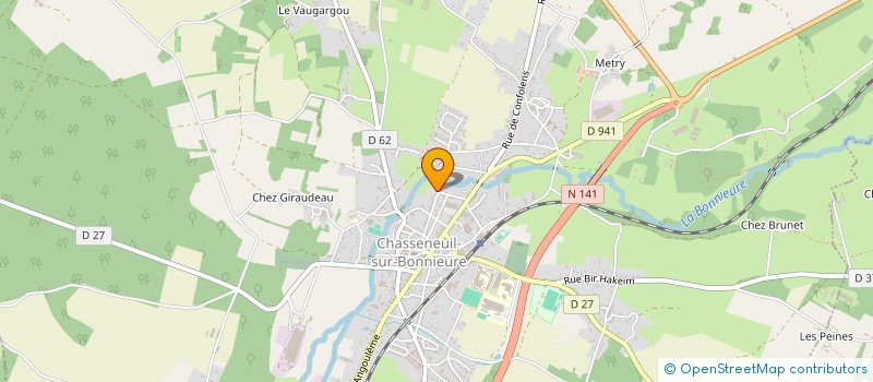 localisation de l'entreprise MONSIEUR JEAN-PIERRE PRECIGOUT à CHASSENEUIL-SUR-BONNIEURE
