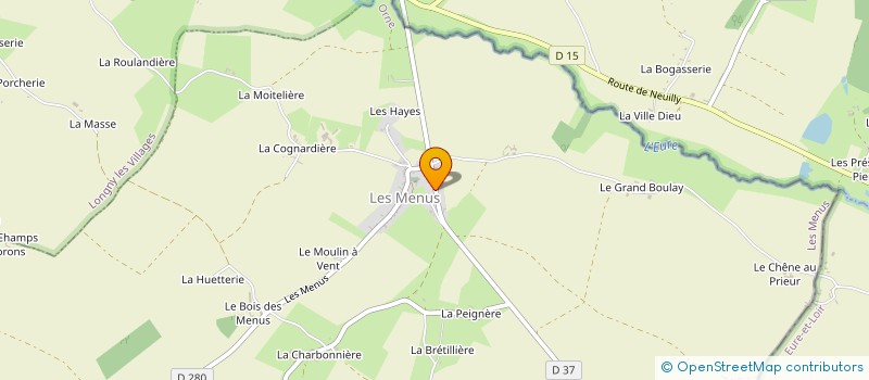 localisation de l'entreprise MONSIEUR JEAN-PIERRE PROISY à LES MENUS