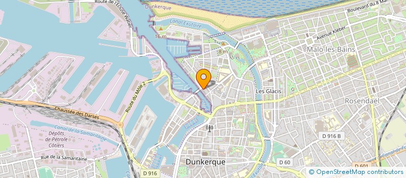 localisation de l'entreprise MONSIEUR JEAN PIERRE PROVO à DUNKERQUE