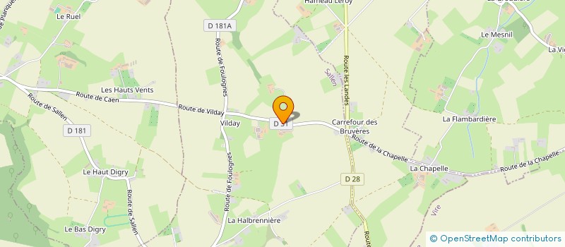 localisation de l'entreprise MONSIEUR JEAN-PIERRE PRUDENCE  SALLEN