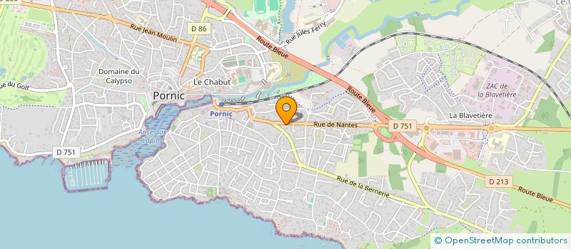 localisation de l'entreprise MONSIEUR JEAN-PIERRE PRUVOST  PORNIC