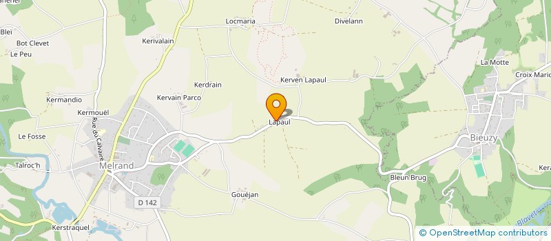 localisation de l'entreprise MONSIEUR JEAN-PIERRE PUJOL  MELRAND