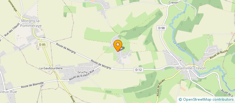 localisation de l'entreprise MONSIEUR JEAN-PIERRE QUEMION  BLAINVILLE-CREVON