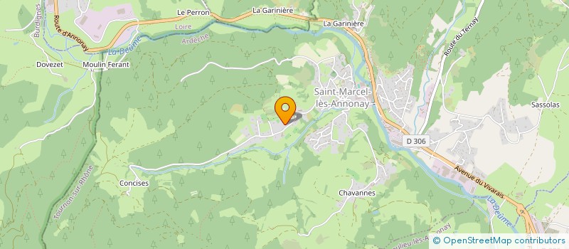 localisation de l'entreprise MONSIEUR JEAN-PIERRE QUIBLIER à SAINT-MARCEL-LES-ANNONAY