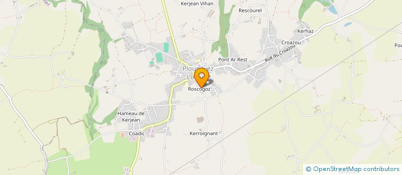 localisation de l'entreprise MONSIEUR JEAN-PIERRE QUIVIGER  PLOUNEVEZ-LOCHRIST