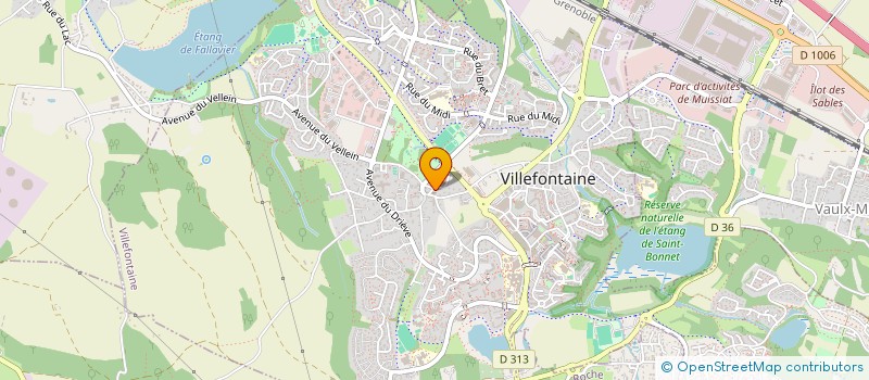 localisation de l'entreprise MONSIEUR JEAN-PIERRE RAIBAUD  VILLEFONTAINE