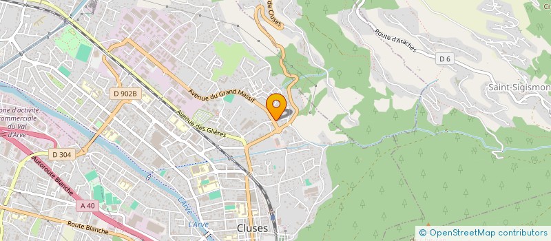 localisation de l'entreprise MONSIEUR JEAN-PIERRE RAMEL  CLUSES