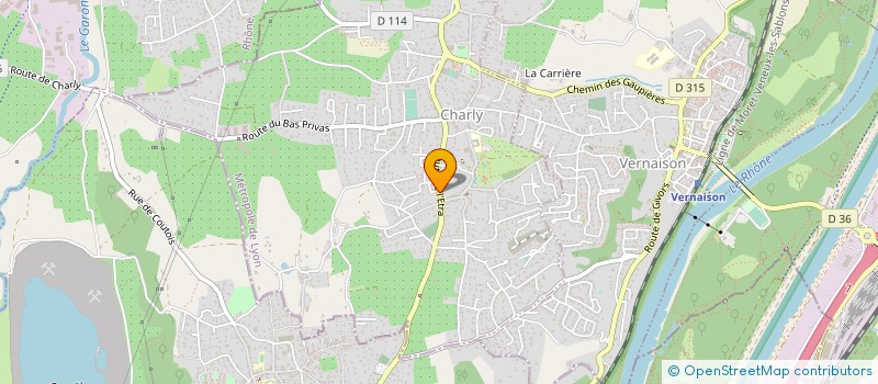 localisation de l'entreprise MONSIEUR JEAN-PIERRE RAMET  CHARLY