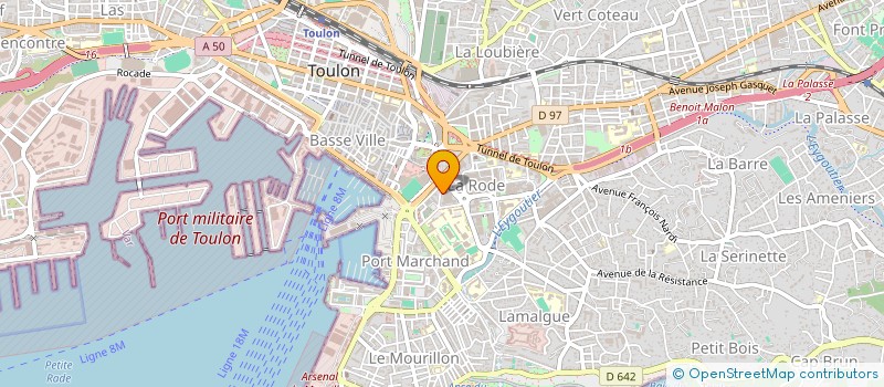 localisation de l'entreprise MONSIEUR JEAN PIERRE RAMIREZ COVA  TOULON