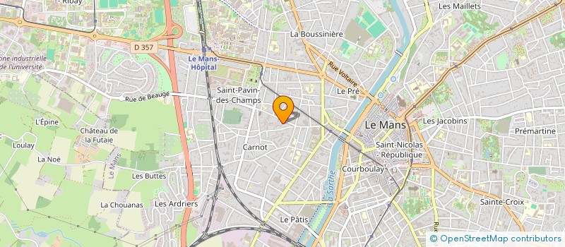 localisation de l'entreprise MONSIEUR JEAN PIERRE RATINON à LE MANS