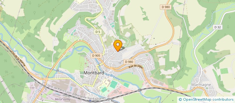 localisation de l'entreprise MONSIEUR JEAN-PIERRE RAVENET à MONTBARD