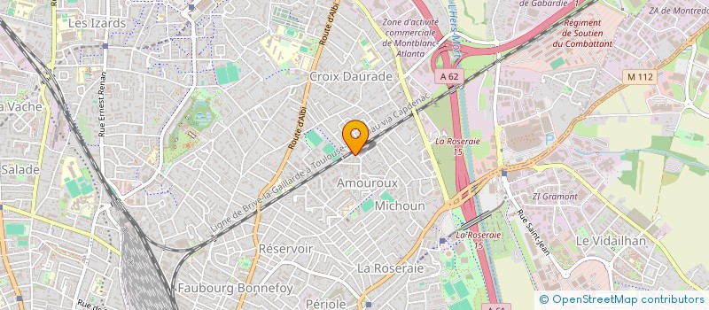 localisation de l'entreprise MONSIEUR JEAN-PIERRE RECOULE à TOULOUSE