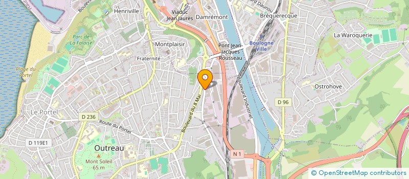 localisation de l'entreprise MONSIEUR JEAN-PIERRE REGNAUT  OUTREAU