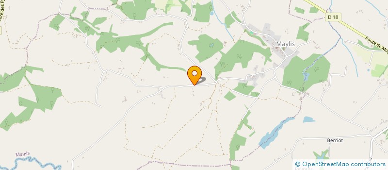 localisation de l'entreprise MONSIEUR JEAN-PIERRE REGOLI  MAYLIS