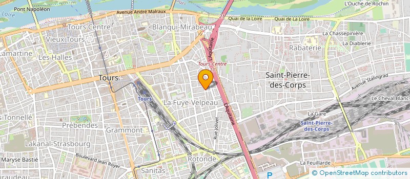 localisation de l'entreprise MONSIEUR JEAN-PIERRE RENARD  TOURS