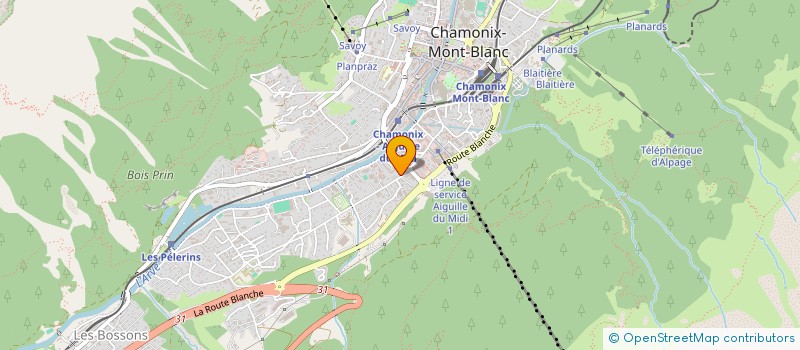 localisation de l'entreprise MONSIEUR JEAN-PIERRE RENAUD  CHAMONIX-MONT-BLANC