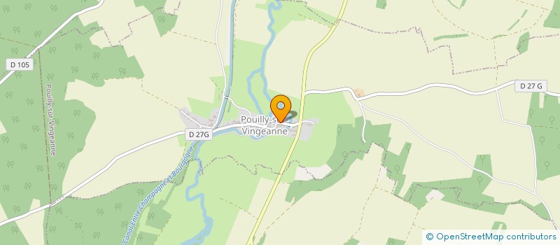 localisation de l'entreprise MONSIEUR JEAN PIERRE RENAUDIN  POUILLY-SUR-VINGEANNE
