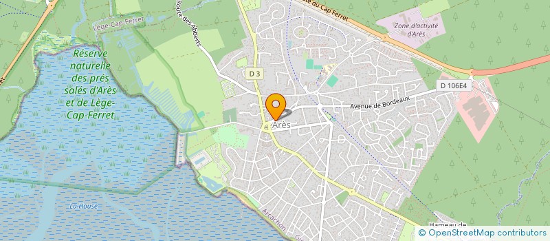 localisation de l'entreprise MONSIEUR JEAN-PIERRE RENOU à ARES