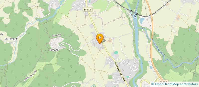 localisation de l'entreprise MONSIEUR JEAN-PIERRE REYNAUD  VIEILLE-BRIOUDE