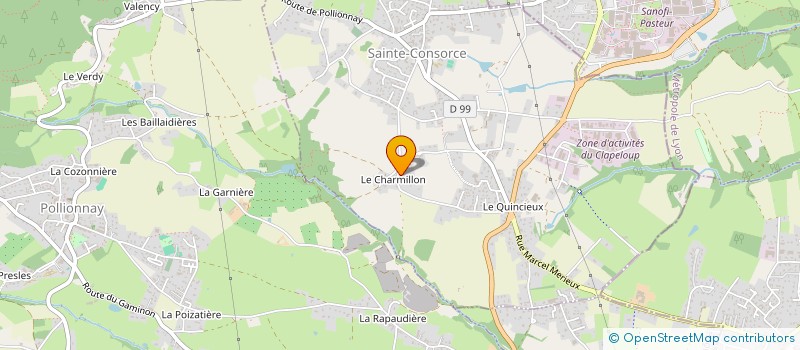 localisation de l'entreprise MONSIEUR JEAN-PIERRE REYNAUD à SAINTE-CONSORCE