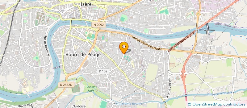 localisation de l'entreprise MONSIEUR JEAN-PIERRE REYNAUD à BOURG-DE-PEAGE
