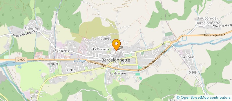 localisation de l'entreprise MONSIEUR JEAN PIERRE REYNET à BARCELONNETTE