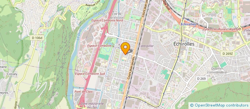 localisation de l'entreprise MONSIEUR JEAN PIERRE RICCA  ECHIROLLES