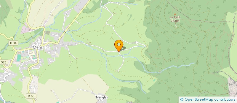 localisation de l'entreprise MONSIEUR JEAN-PIERRE RIVAUD  MENS