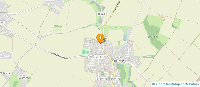 localisation de l'entreprise MONSIEUR JEAN-PIERRE ROBIC  BIEVILLE-BEUVILLE