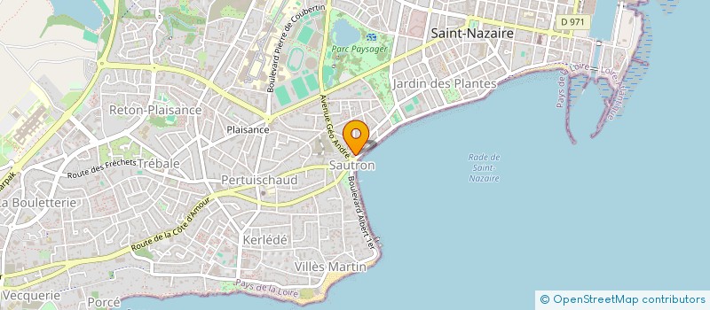 localisation de l'entreprise MONSIEUR JEAN-PIERRE ROBILLARD  SAINT-NAZAIRE